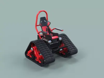 Tankchair concept 3D model