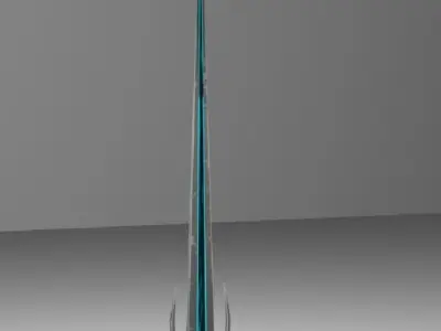 Sword Talanael Free low-poly 3D model