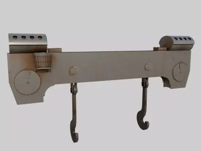 J-Hook Low-poly 3D model