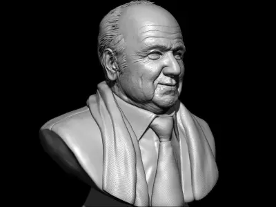 Old Man Statue 3D model purchase