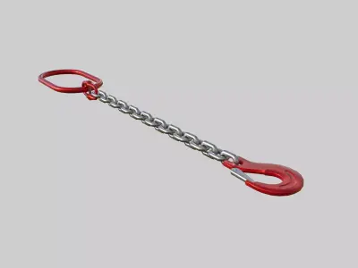 Industrial Chain Sling Low-poly 3D model
