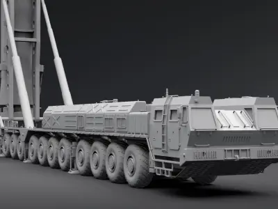 WS51200 Hwasong Scale model 3D print model