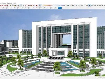 Sketchup Hotel K1 3D model