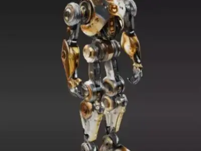 Industrial Robot Machine Mechanical Equipment 3D Model 3D model