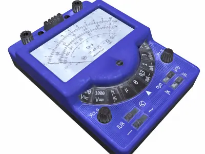 Multimeter T1 Low Poly Low-poly 3D model