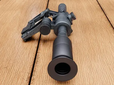 PSO-1 scope Low-poly 3D model
