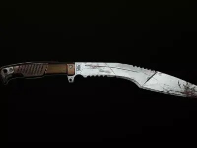 Kukri knife 3D model order