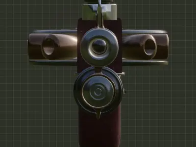 DR STONE GUN  Pistola de Dr stone 3D model