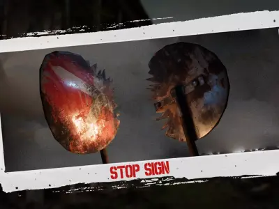 Apocalyptic Weapons Low-poly 3D model buy