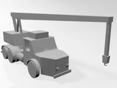Crane 01 3D model