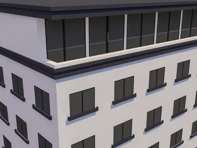 Commercial Building 002 3D model