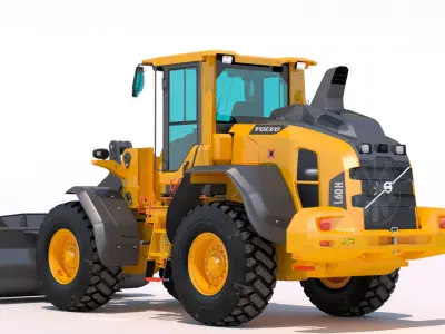 Wheel loader Volvo L60H 3D model