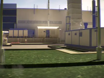 gas turbine Area Ladoga 32 3D model