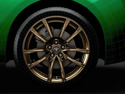 Toyota 86 Hakone Edition 2020 wheel 3D model