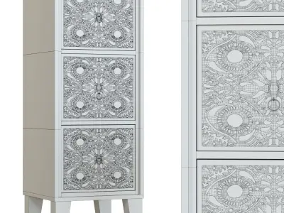 Bandung Small Cabinet 3D model