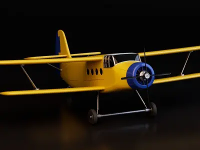 Airplane 3D model 2