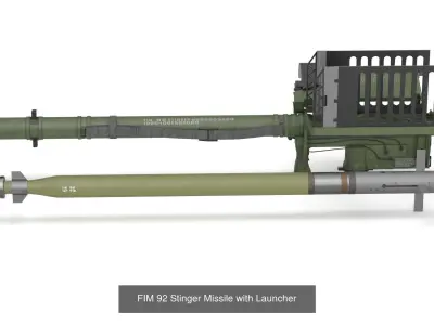 FIM 92 Stinger Missile Launcher Collection PBR Pack