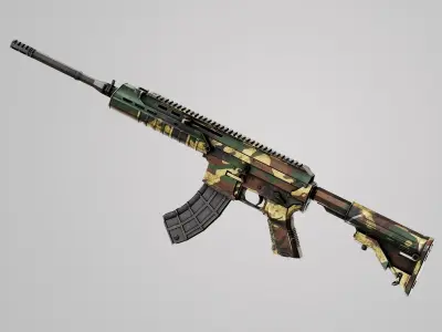 Assault Rifle 3D model purchase