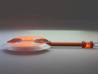 berserker axe 3D model