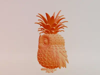 Ananasita Owlita Italian brainrot Printable 3D print model