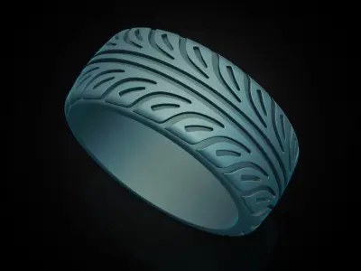 Car tires ring protector version 9 3D print model