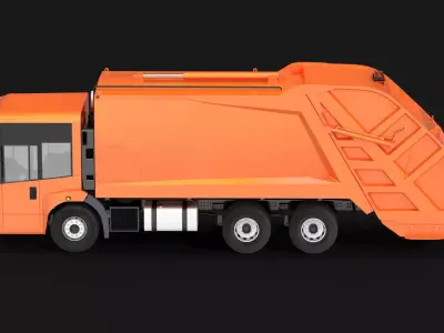 Econic Garbage Truck 3D model