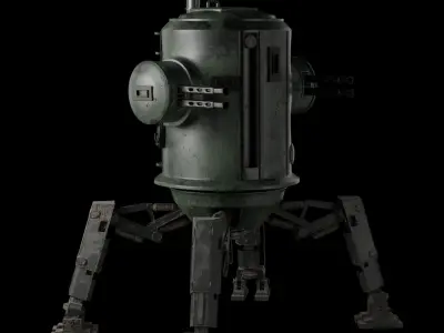Iron Harvest Polania Mech PZM-9 Straznik 3D model