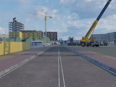 Urban Construction Site 3D model