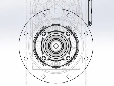SCREW CONVEYOR 219-5000 mm 3D model