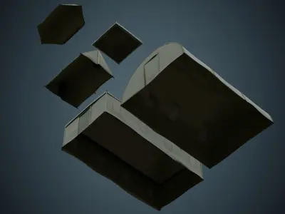 Tent Collection 1 Basic 3D model