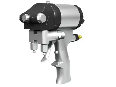 Foam Spray Gun 3D model