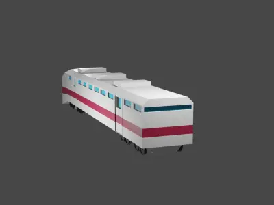 Train Low-poly 3D model buy