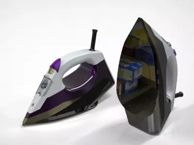 Steam Iron 3D model Kingfly KY-269 3D model