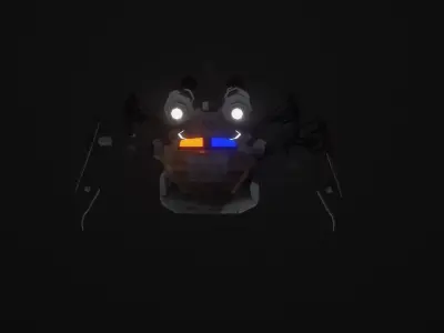 Cyber spider 3D model