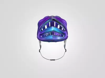 Sport Cycling Helmet - Game Ready 3D Model Free low-poly 3D model