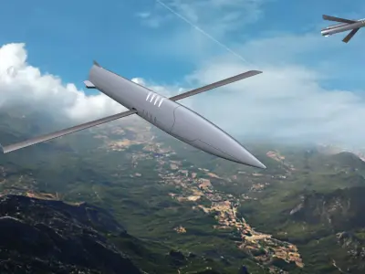 Long Range Maneuvering Projectile 3D model