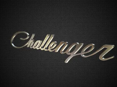 challenger logo 3D model
