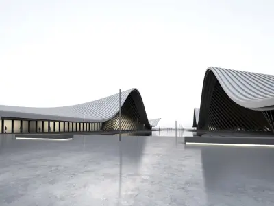 concept building 7 3D model