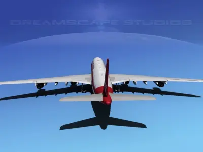 Airbus A340-600 TransPacific Charter 3D model