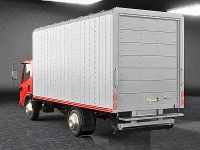 ISUZU Truck Rigged 3D model