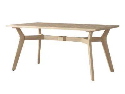 OVE Quinn 7 Piece Dining Set Table 3D model