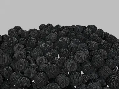 Bio balls 3D model purchase