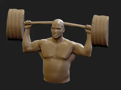 weightlifter 3D print model