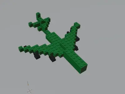 LEGO AIR CRAFT 3D model