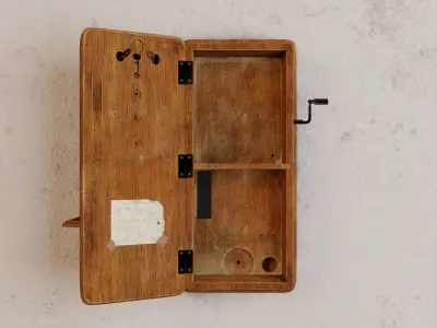 Old Telephone 3D model