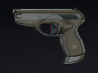 Vektor CP1 Low Poly Realistic Low-poly 3D model