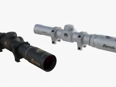 Burris hangun scope Low-poly 3D model