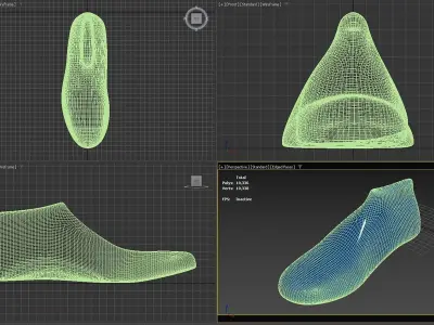 Shoe Last CG 3D model