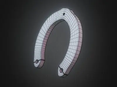 Horseshoe Free low-poly 3D model