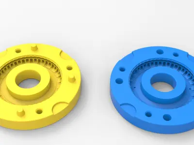 Mold for diecast tire 12 Scale 1 to 10 and 1 to 14 and 1 to 25 3D print model